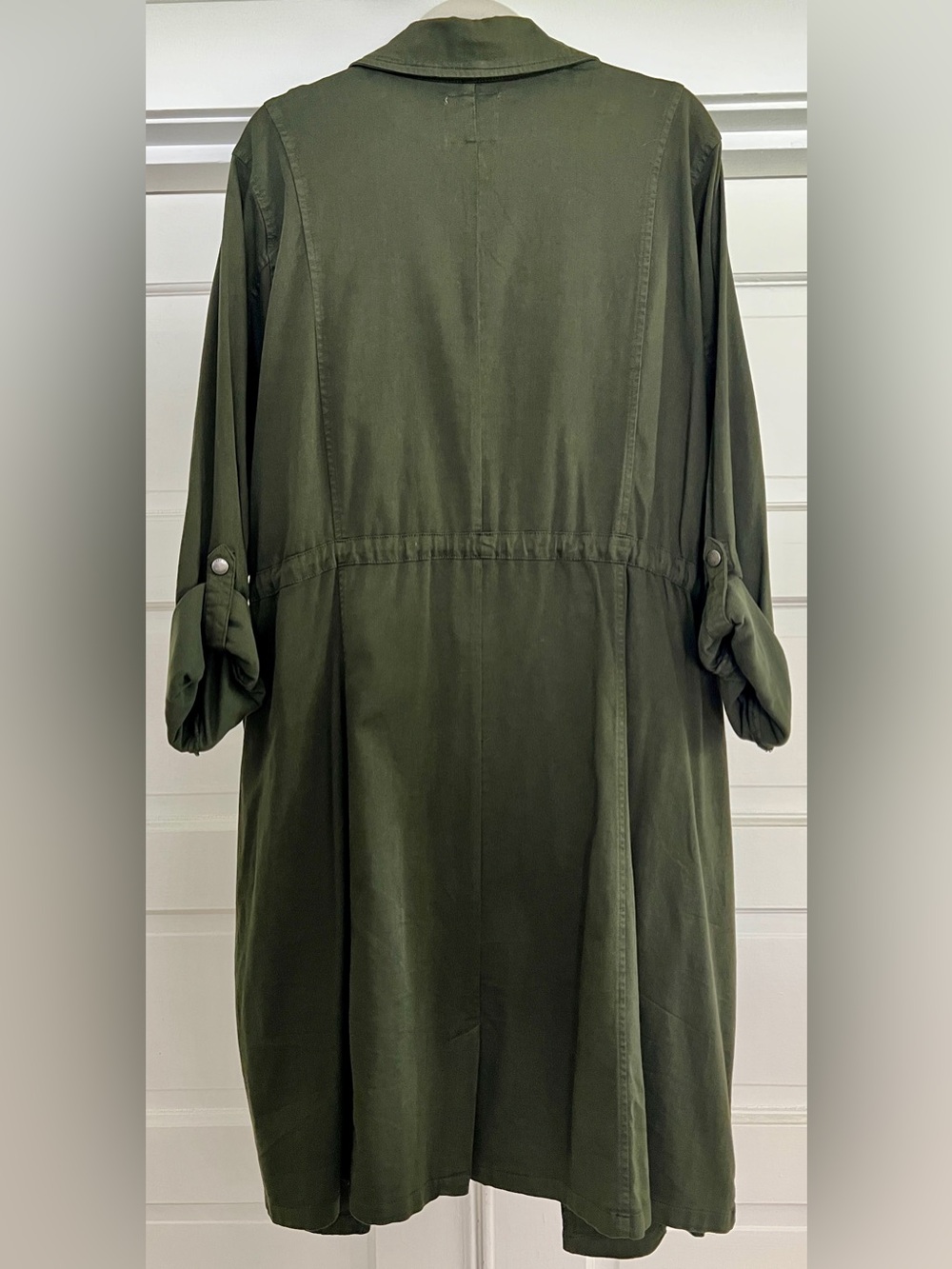 TORRID OPEN FRONT TRENCH JACKET - Picture 5 of 7